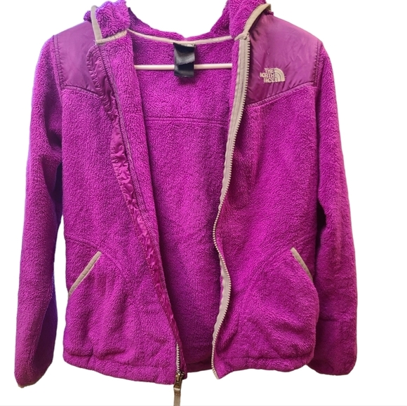 The North Face Girls' Oso Hoodie Purple Size Large Winter Jacket - Picture 2 of 7